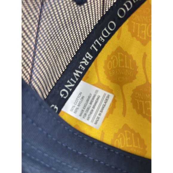 Odell Brewing Blue Trucker Ball Cap Hat Men Women Adjustable Snap-Back - Picture 5 of 6